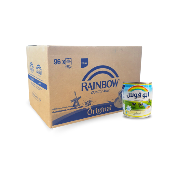 Rainbow Evaporated Milk Original 170 g (170 grams x 96 boxes) - Image 2